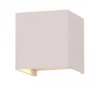 V-TAC VT-759 Aplique de pared para exterior Blanco E27 LED 6 W A++ - Iluminación al aire libre (Aplique de pared para exterior, Blanco, Aluminio, IP65, Entrada, Cochera, Jardín, Patio, Blanco)