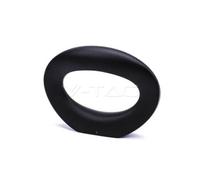 V-TAC VT-811 8307 Aplique LED redondo 10W negro luz cálida 3000K