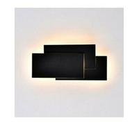 Lámpara de Muro LED 12W Wall Luz Rectangular Color Negro V-tac VT-712