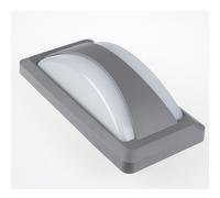 Lámpara de Muro LED SMD 12W Wall Luz IP65 Color Gris V-TAC VT-8058 3000K [EEK: Valor no aplicable]