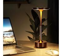 Lámpara De Noche Con Control Táctil, Lámpara De Escritorio LED, Carga USB, 3 Colores De Iluminación, Lámpara De Mesa Regulable Para Dormitorio Oficina Sala De Estar Bar Restaurante Decoración Regalo