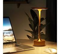 Lámpara De Noche Con Control Táctil, Lámpara De Escritorio LED, Carga USB, 3 Colores De Iluminación, Lámpara De Mesa Regulable Para Dormitorio Oficina Sala De Estar Bar Restaurante Decoración Regalo