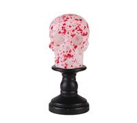 Lámpara de noche con forma de esqueleto - Lámpara decorativa LED espeluznante para mesa de Halloween