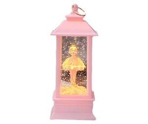 Lámpara De Noche De Ballet - Luz Nocturna ABS De Vidrio De Resina De 2,05 Pulgadas, Lámpara Decorativa Rosa, Batería Incorporada, Material Reutilizable | Linda Bailarina De Ballet Para Dormitorio, Sal