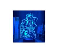 Lámpara de noche de juego de anime 3D, figura de JoJo Bizarre Adventure para decoración de dormitorio,