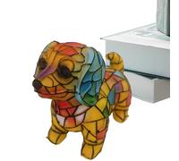 Lámpara de noche de resina con figuras de animales - Pequeña luz decorativa LED de estilo artesanal, accesorio creativo para mesas de café, iluminación suave para dormitorio, salón, oficina Asi