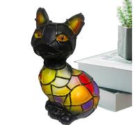 Lámpara de noche de resina con figuras de animales - Pequeña luz decorativa LED de estilo artesanal, accesorio creativo para mesas de café, iluminación suave para dormitorio, salón, oficina Asi