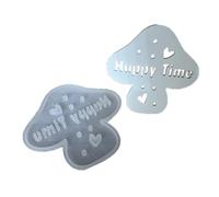 Lámpara de noche de seta con forma de silicona con luz LED suave elegante para hacer lámpara de noche, decoración del hogar, regalo, accesorios de estudio