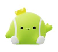 Lámpara de noche de silicona - 14 x 12 x 11 cm, luz nocturna suave para niños, bonito diseño de pelota de tenis, luz decorativa recargable por USB, mesita de noche portátil, guardería, escritorio