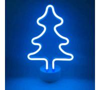 Lámpara de noche LED con letrero de neón - Luz de neón alimentada por USB para decoración de pared de dormitorio, diseño de murciélago rojo