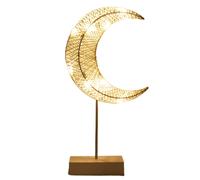 Lámpara de noche LED con pilas, lámpara de escritorio con forma de luna