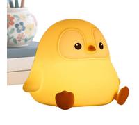Lámpara de noche para niños, Penguin Bedside Light, 5.08x4.06in Touch Ambient Nightlight, recargable Soft Glow, Dimmable Eye Friendly Design for Children's Room Nursery Bedroom Sleeping Use
