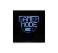 Lámpara de noche para videojuegos, decoración de sala de juegos para niños, lámpara de ilusión 3D con