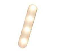 Lámpara de noche pequeña de bajo consumo con luz LED suave que brilla debajo del gabinete, para dormitorios, pasillos y baños, lámpara de noche eficiente