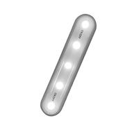 Lámpara de noche pequeña de bajo consumo con luz LED suave que brilla debajo del gabinete, para dormitorios, pasillos y baños, lámpara de noche eficiente