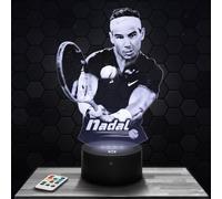 Lámpara de noche R.Nadal Roland.G Wimbledon Tennis, idea de regalo decorativa R.Garros Wimbledon Tennis Lámpara decorativa para oficina hombreRegalo Navidad para fanáticos de R.Nadal