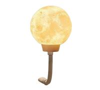 Lámpara de noche USB genérica, 3 D Moon Bedside Lamp, Lámpara de noche compacta Timable para dormitorio, color Changing Night Lamp For Bedside, Color Changing Night Lamp For Desk And Children's Room