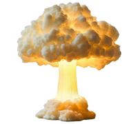 Lámpara de nube en forma de hongo, detalles de simulación de 4, 7 pulgadas, lámpara de explosión de plástico, decoración del hogar recargable creativa para dormitorio, sala de estar, oficina, divers