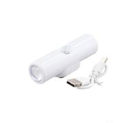 Lámpara de pared activada por movimiento con soporte de succión, lámpara de noche inteligente para pasillo del hogar, foco LED de bajo consumo (color RGB)