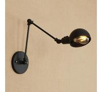 Lámpara de Pared Ajustable Estilo Vintage con Brazo Largo - Compatible con Casquillo E26/E27 para iluminación de decoración del hogar