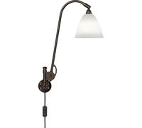 Lámpara de Pared Bestlite BL6, Latón Negro /porcelana.