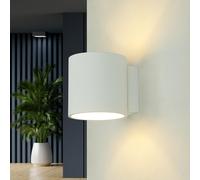 Lámpara De Pared Blanca Pequeña G9 Moderna Arriba Abajo Aplique Pasillo Escalera