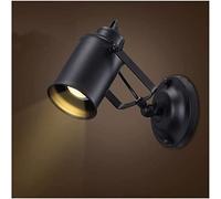 Lámpara de pared brazo colgante ajustable retro Luz metal American Creative Iron Plegable Splique Industrial Edison E27 Accesorios iluminación la granja cocina (color: estilo b)(Style a)