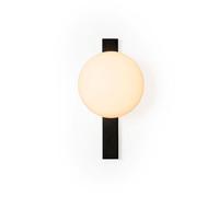 Lámpara de pared Circ con placa Negro