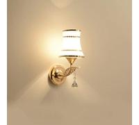 Lámpara de Pared clásica cilíndrica posmoderna de Cristal de Viena Dormitorio mesita de Noche Aplique de Pared de Hierro Forjado iluminación Sala de Estar Estudio Tienda E27 lámpara de Pared