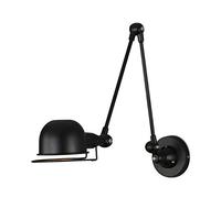 Lámpara de pared con brazo oscilante, aplique de pared con manipulador telescópico industrial, accesorios de iluminación de pared ajustables de 360° multidireccionales, base E14 for granja, cocina, do