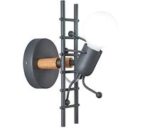 Lámpara de pared creativa for niños, aplique de pared decorativo moderno, lámpara montada en la pared con diseño de escalera que sube, accesorios de iluminación for interiores for el dormitorio junto