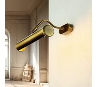 Lámpara De Pared De Bronce Ajustable De 30 Cm De Largo Hecha A Mano Iluminación