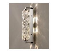 Lámpara de pared de cristal de lujo, estilo posmoderno, ideal para decorar el fondo del televisor en el dormitorio, junto a la cama, en el pasillo o en la escalera. Iluminación interior moderna.