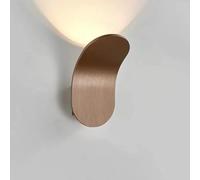 Lámpara de pared de decoración interior creativa, luz de metal cepillado retro, lámpara de entrada, escalera, pasillo, aplique para dormitorio, mesita de noche, sala de estar, estudio, pasillo, resta