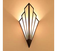 Lámpara de Pared de Dormitorio Creativo Acabado Negro de Hierro Forjado Luces Decorativas Decorativas lámparas de lámina lámpara de iluminación Colgante lámparas de Arte para Sala de Estar Pasillo