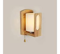 Lámpara de Pared de Estilo japonés escandinavo Simple Soporte LED contemporáneo Nuevo Engranaje Chino Pasillo Dormitorio Lámparas de Noche Lámpara de Pared,C