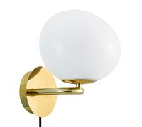 Lámpara de Pared de Latón con Formas de