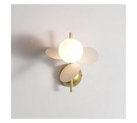 Lámpara de Pared de Lectura de Cabecera con Globo de Cristal Creativo, Lámpara de Pared Nórdica para Escalera, Pasillo, Aplique de Pared Moderno para Decoración Del Hogar, Luz de Pared para Sala de Es