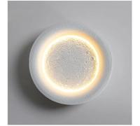 Lámpara de Pared de Luna Llena para Interiores - Lámpara de Noche Estrellada para Dormitorio, Pasillo, Escalera, Mural Decorativo de Yeso, iluminación LED Blanca