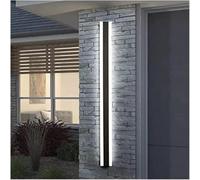 Lámpara de Pared Decorativa de Tira Larga, Moderna, Rústica, Elegante Y Sencilla, Impermeable, para Interiores Y Exteriores, de Aluminio, para Porche, Pasillo, Terraza, Patio, Villa, Porche Delantero