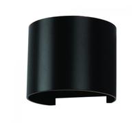Lámpara De Pared Doble Led Cob 6W Ip65 Redondeada Color Negro V-TAC VT-756 4000