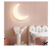 Lámpara de Pared en Forma de Media Luna, luz LED de Pared para Sala de Estar, iluminación Interior para Pasillo, luminarias Blancas, luz de Pared de Ahorro de energía.