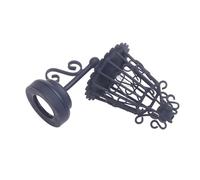 Lámpara de pared en miniatura de casas de muñecas a escala 1/12, lámpara de pared LED hueca, para jardín, balcón, decoración de casas de muñecas, accesorios de iluminación en miniatura