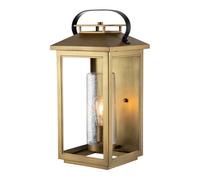 Lámpara De Pared Exterior De Latón Antiguo 51,8 Cm De Alto IP44 En E27 Vintage