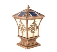 Lámpara De Pared Exterior Europea Retro, Lámpara De Cristal Impermeable China, Moderna Lámpara Solar Para Patio, Lámpara De Columna, Lámpara Clásica Para Jardín, Accesorio De Iluminación, Poste KNBVFH