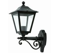 Lámpara De Pared Exterior Nostálgica ONAYA Negra IP44 Rústica De Aluminio E27
