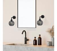 Lámpara de pared Fulgor | Carcasa de metal | Acabado negro