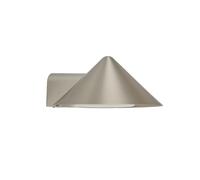 Aplique de pared recargable LED FRANDSEN Grasp, acero inoxidable, 15 cm