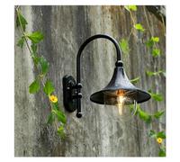 Lámpara de pared impermeable al aire libre. Linterna de la matrícula retro de aluminio retro aluminio rústico loft antiguo villa paisajismo balcón ligero de decoración de la pared de la pared del