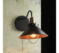 Lámpara De Pared Industrial Negra Cobre Versa E27 Para Sala De Estar Escalera